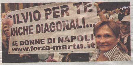 Le donne di Silvio e le nuove posture