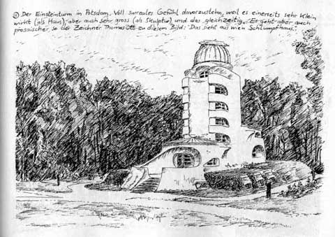 Schizzo della Einsteinturm