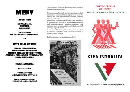 Cena Futurista - pagina 1