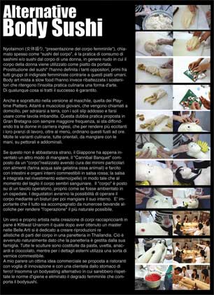 Interpretazione del Body Sushi