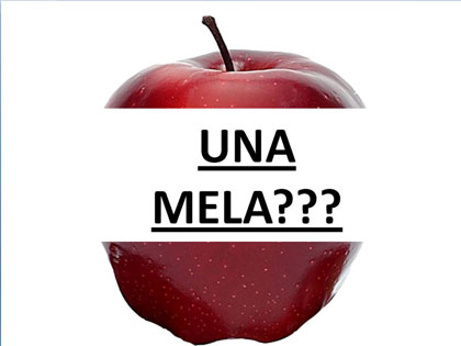 La mela nello specchio. Quando la cosa diventa idea.