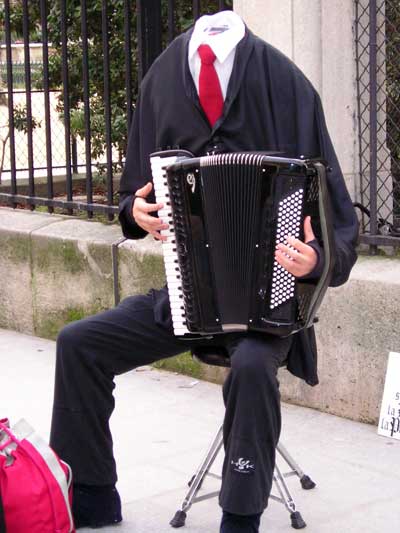 Musicista senza testa