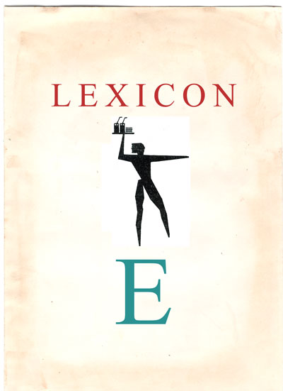 Copertina Lexicon lettera E