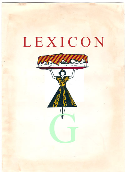 Copertina Lexicon lettera G