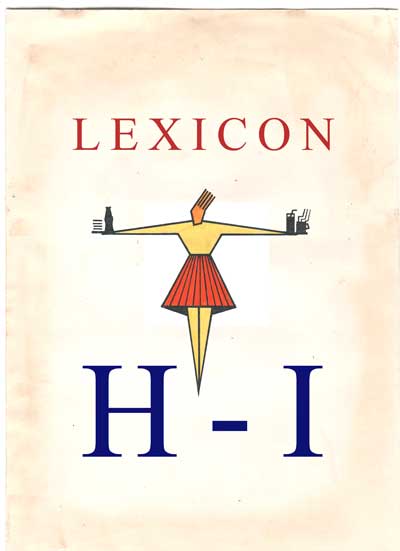 Copertina Lexicon lettere H e I
