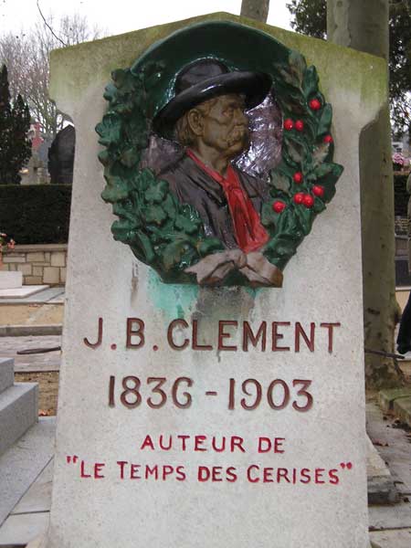 J.B. Clement - Auteur de: Le temps de cerises