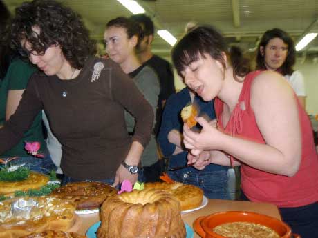 Repas de famille le jour de la fete des Rois
