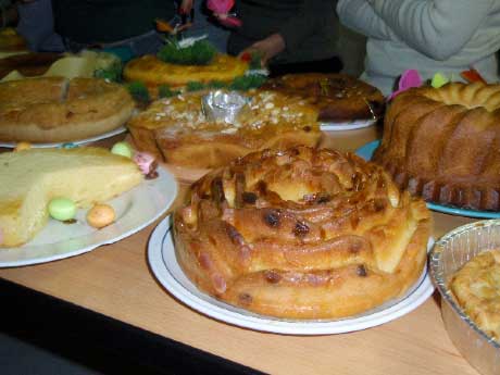 Repas de famille le jour de la fete des Rois
