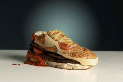 burger shoe
